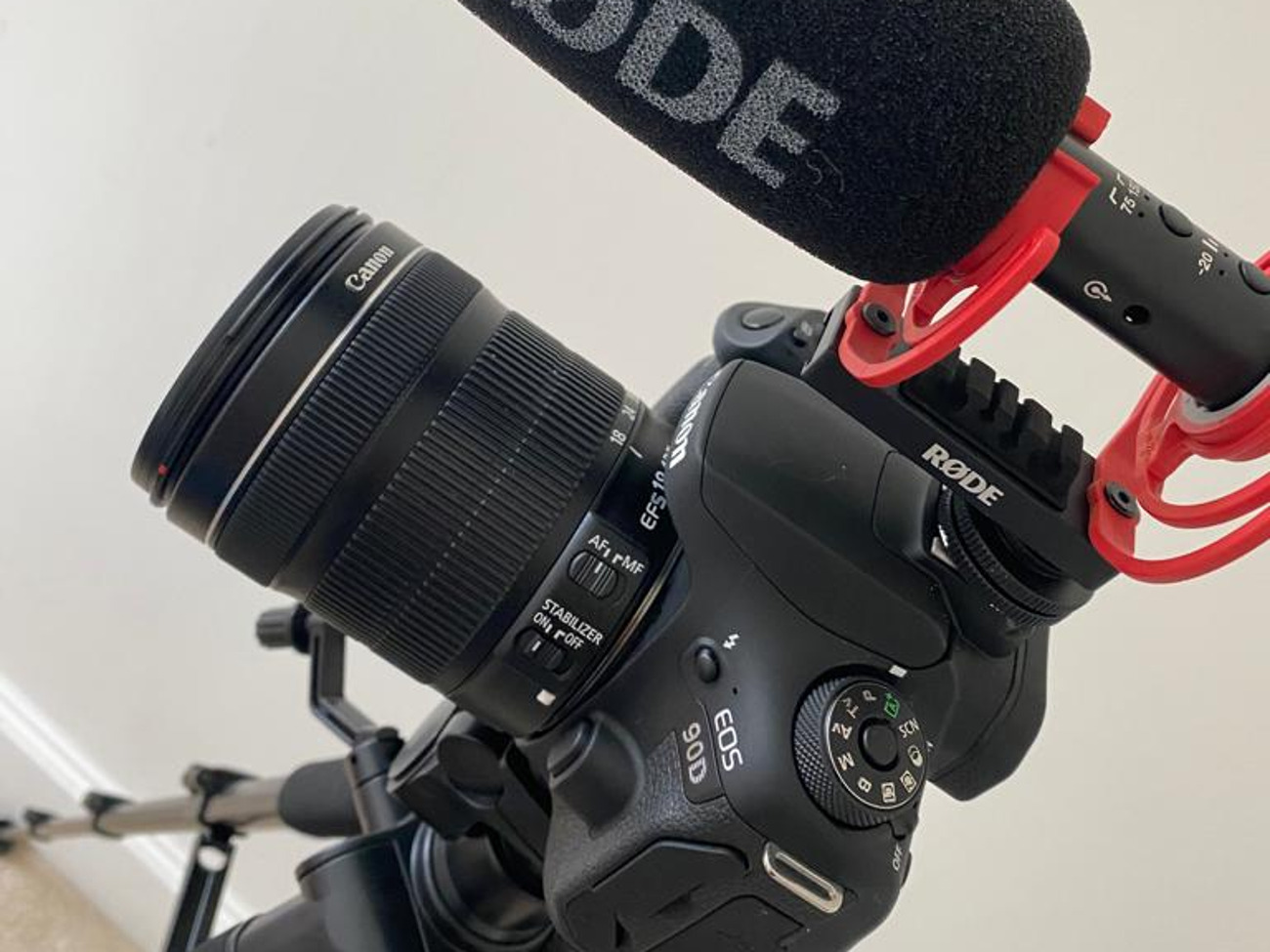 Complete vlogging & photography setup. canon d90 body