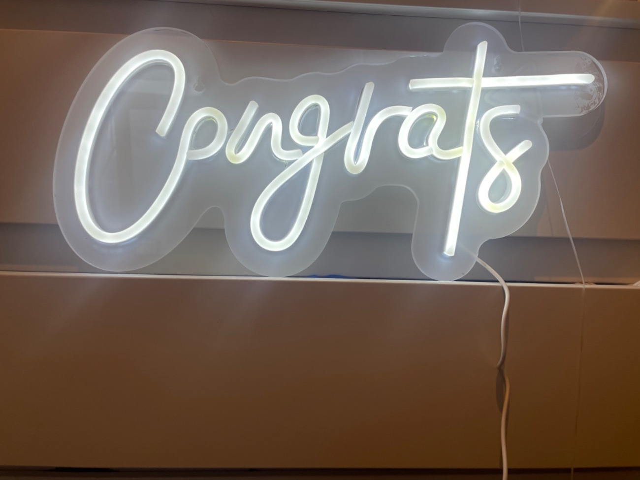 Congrats led sign 