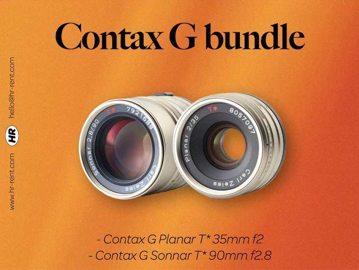 Contax 35mm f2 + 90mm f2.8 lens (contax g2 35mm + 90mm)