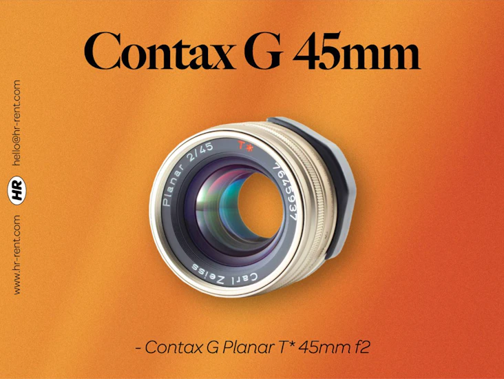 Contax 45mm f2 lens (contax g2 45mm)