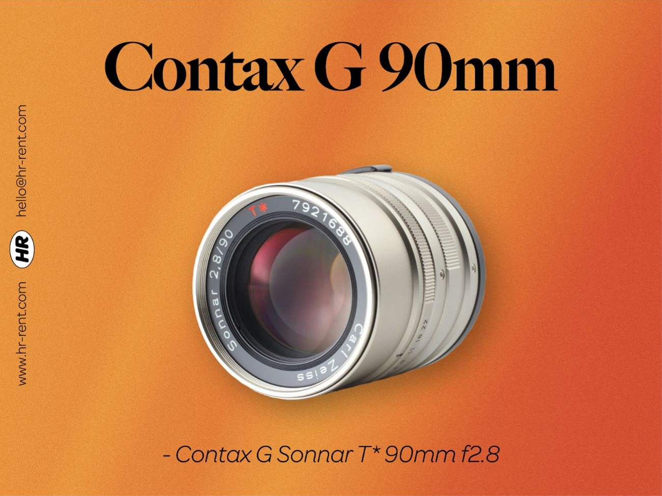 Contax 90mm f2.8 lens (contax g2 90mm)