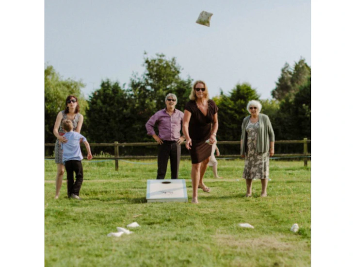 Cornhole toss