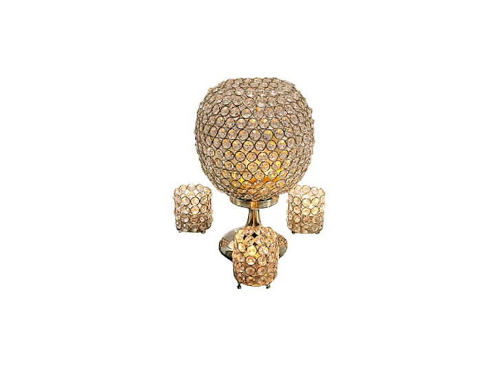 Crystal ball centerpiece 12 inch set #111054 set