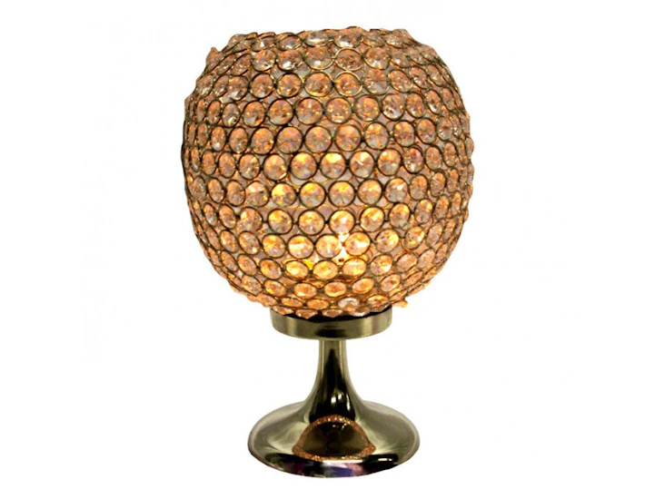 Crystal ball centerpiece 12 inch tall # 111054