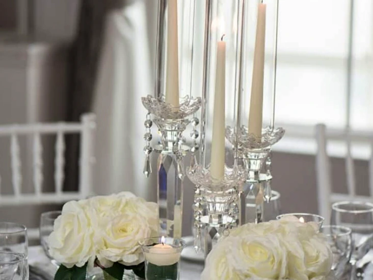 Crystal candelabras/candleholder-wedding decoration rent