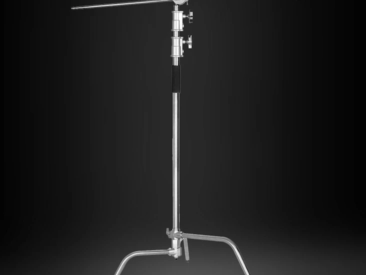 C-stand + light boom arm + 2 knuckles