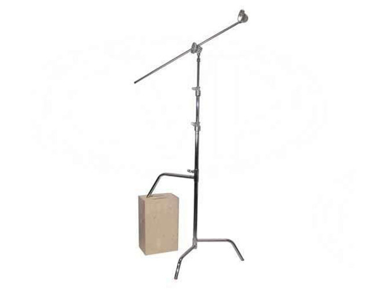 C-stand 40" double riser sliding leg with grid head and arm