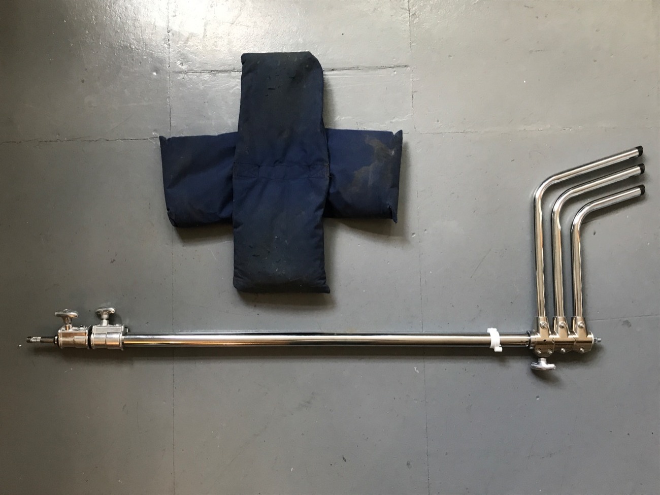 C-stand and 2 x sand bags