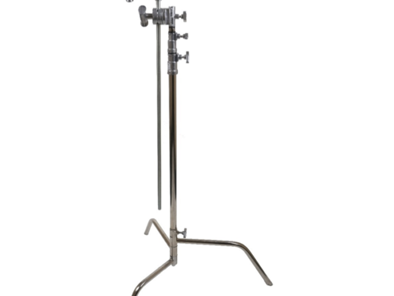 C-stand with extension arm and knuckles