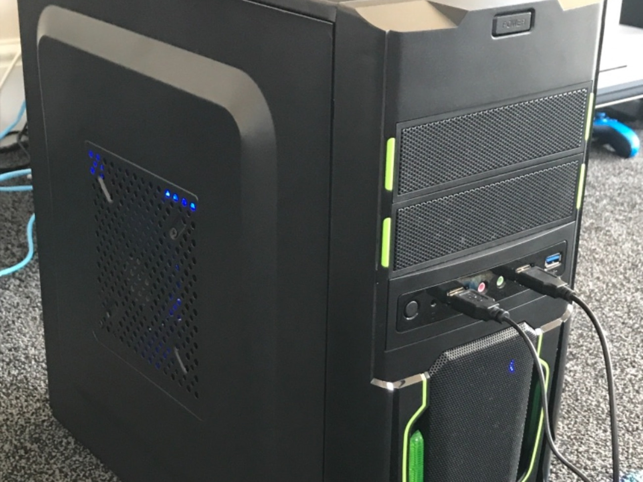 Asus i3 3.7ghz 8gb 1tb hdd computer custom built