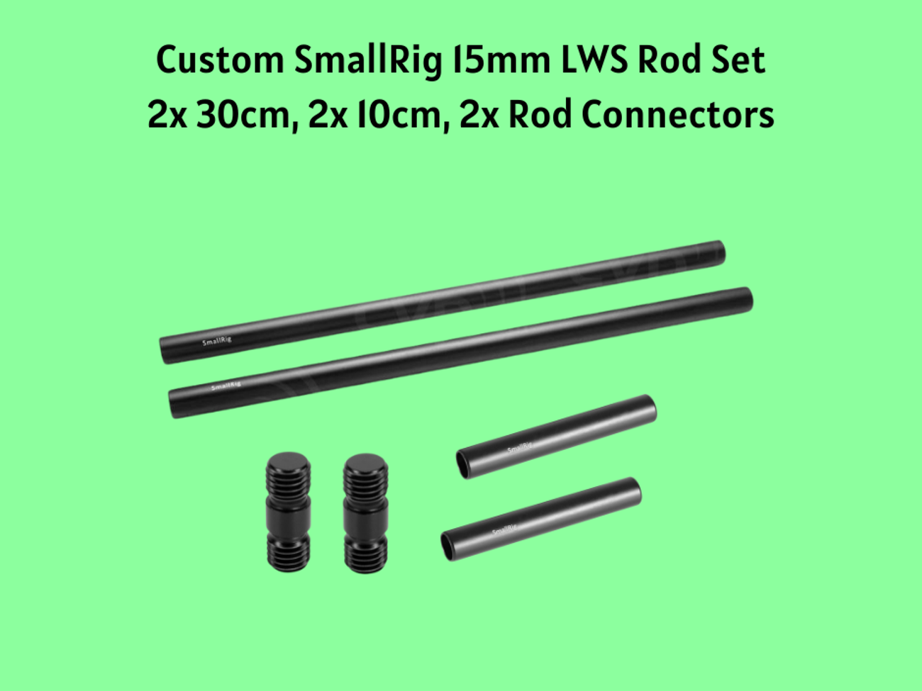 Custom smallrig 15mm rod / rail set