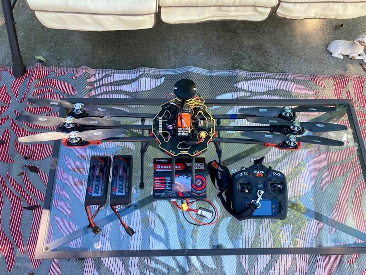 Custom tarot 680 pro folding hexacopter