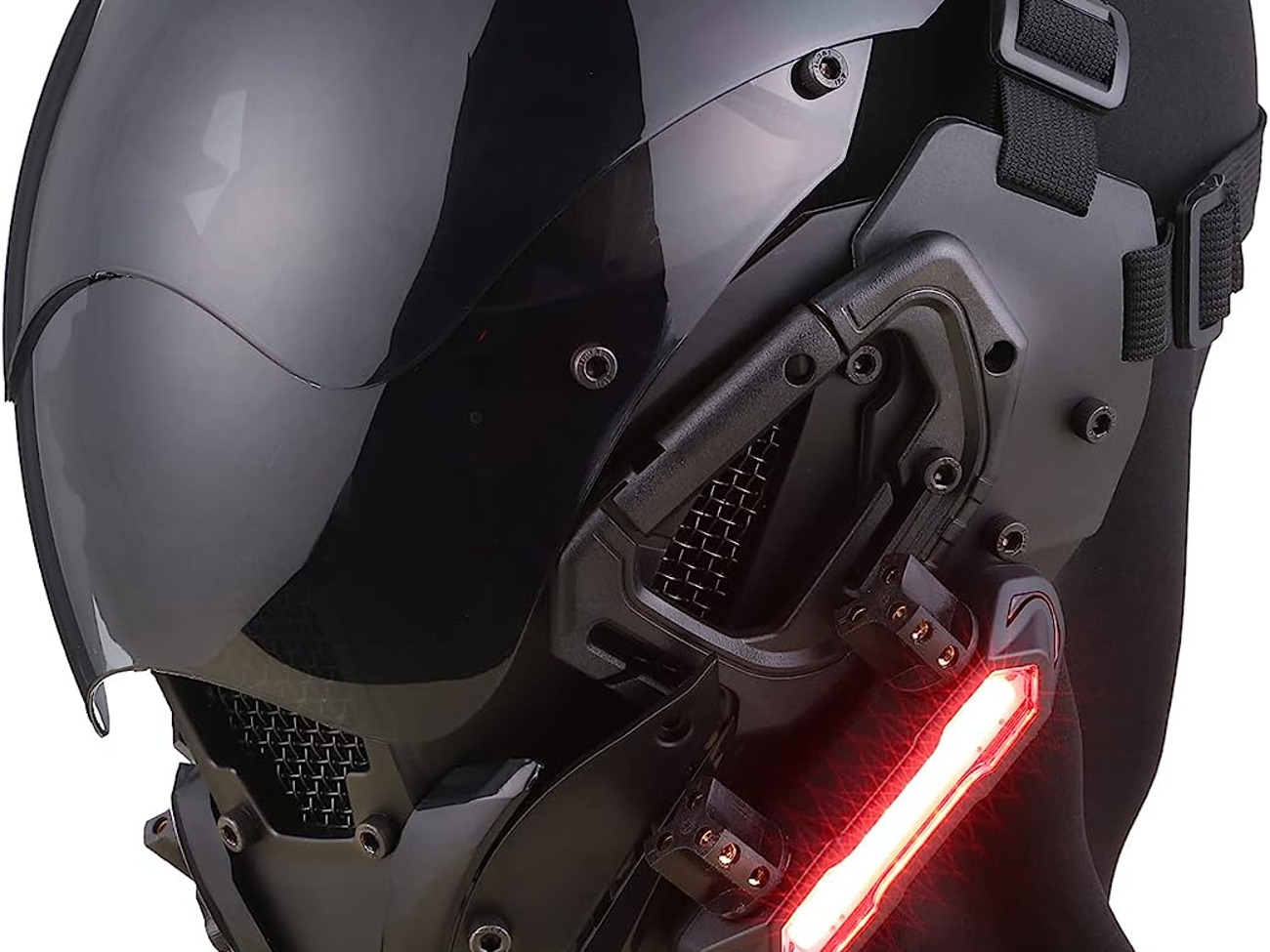 Cyberpunk futuristic led mask 