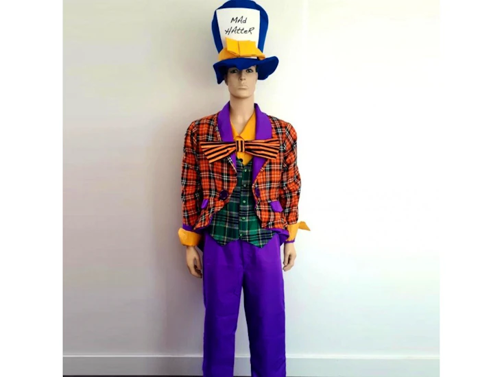 D21 mad hatter 4 pieces costume