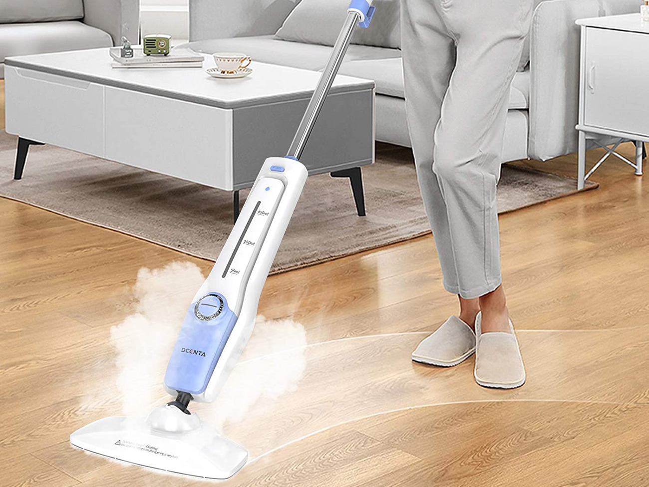 Dcenta steam mop for wood/tiled/laminate flooring