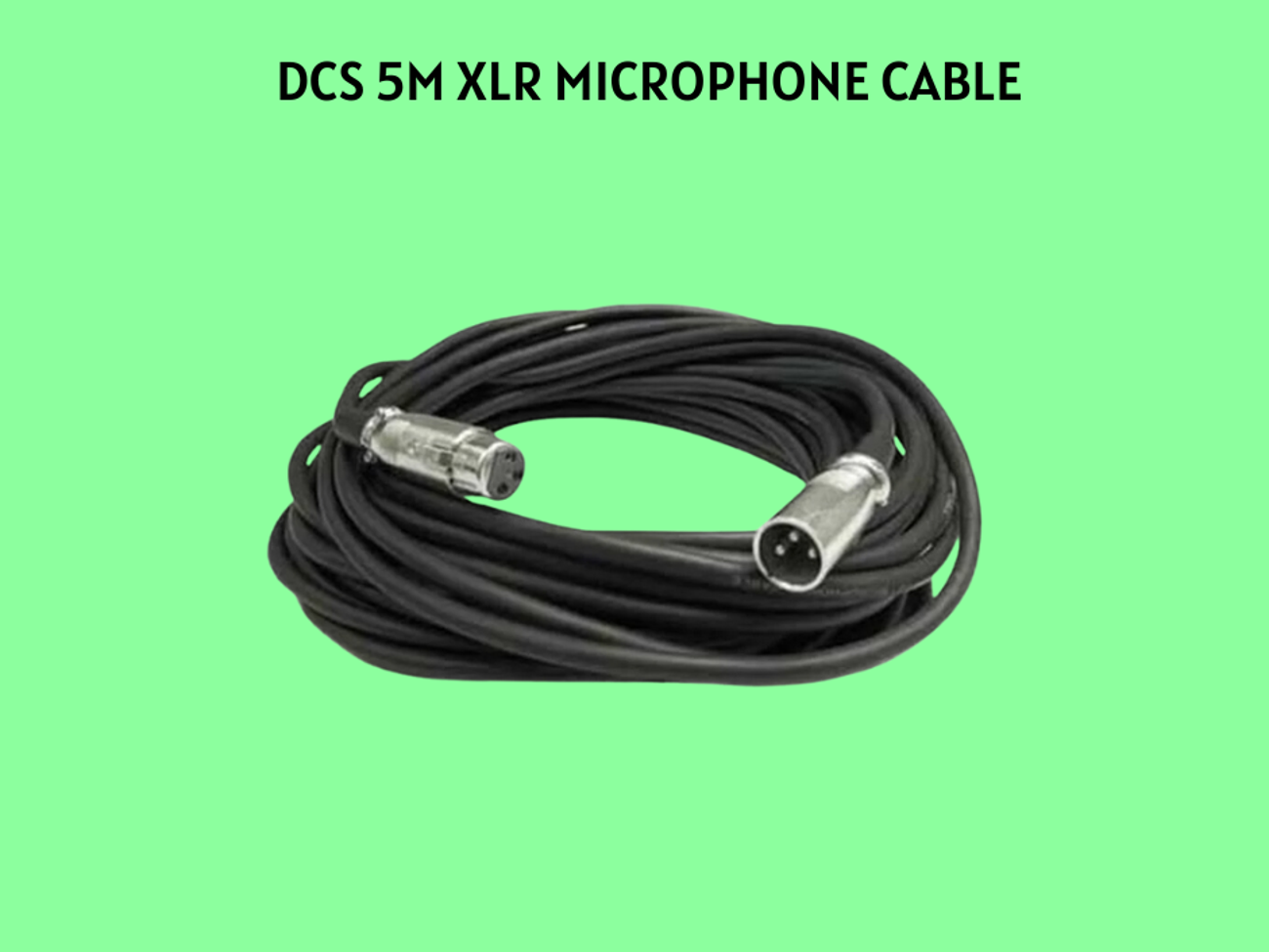 Dcs 5m xlr microphone cable