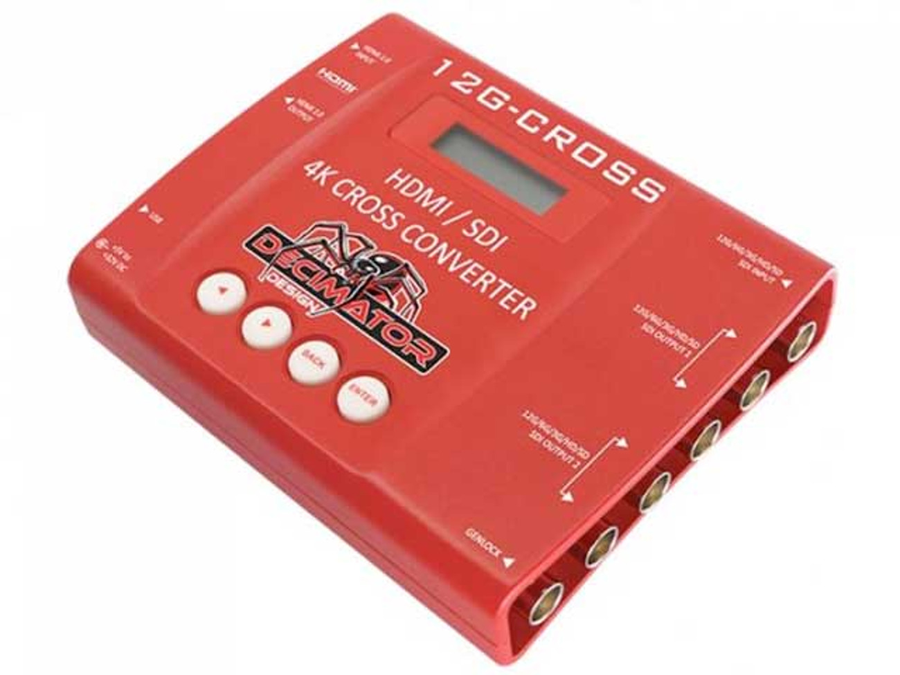 Decimator 12g-cross 4k hdmi/sdi cross converter