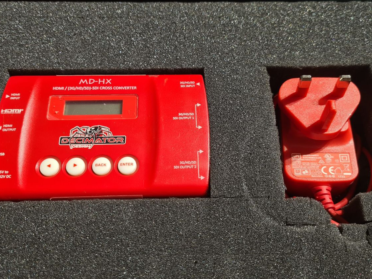 Decimator design md-hx hdmi/sdi cross converter 3g/hd/sdi