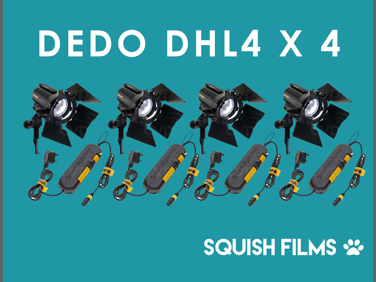 Dedolight dlh4 4-way kit