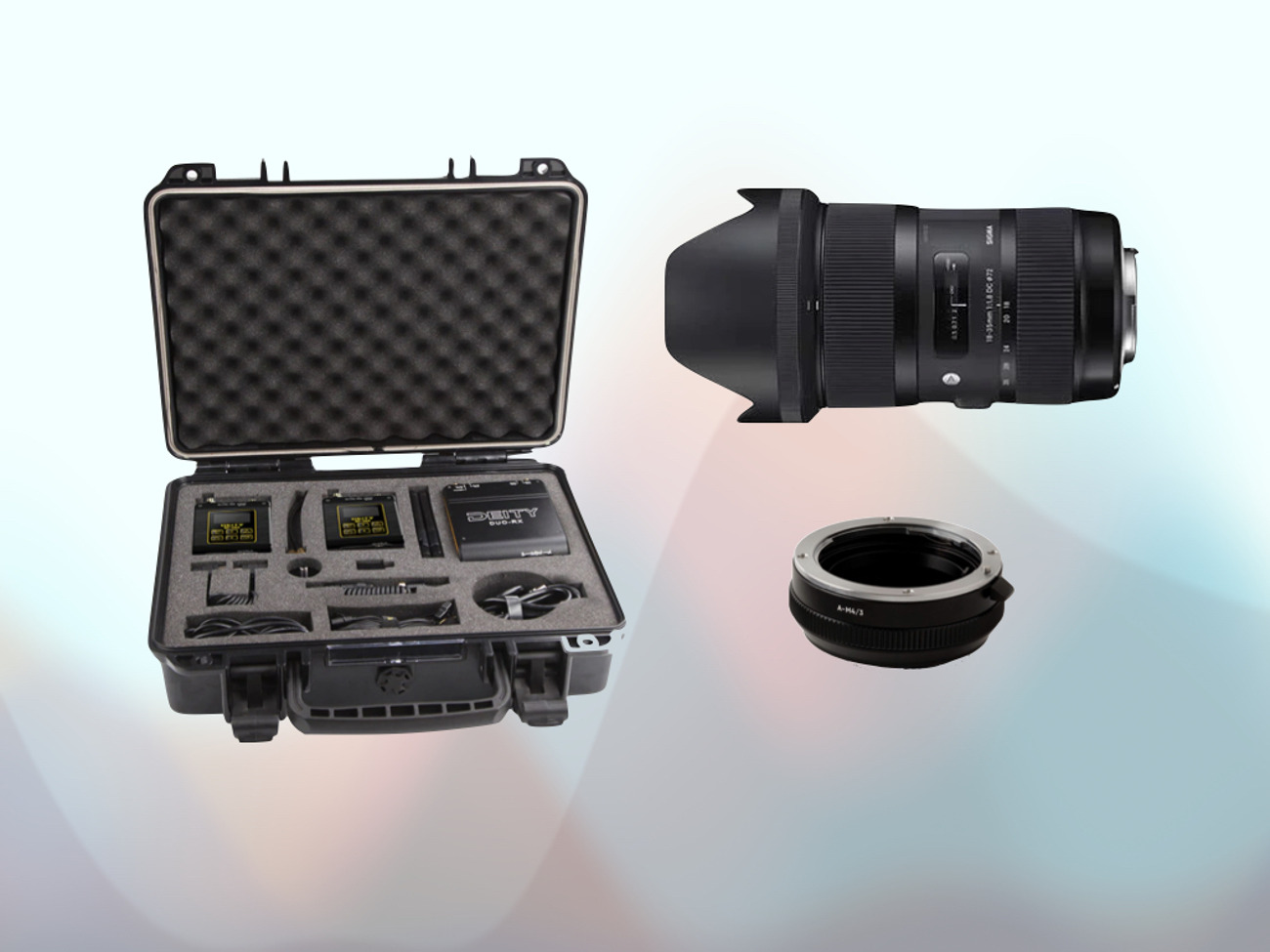Deity connect kit wireless mic + lens + adapter