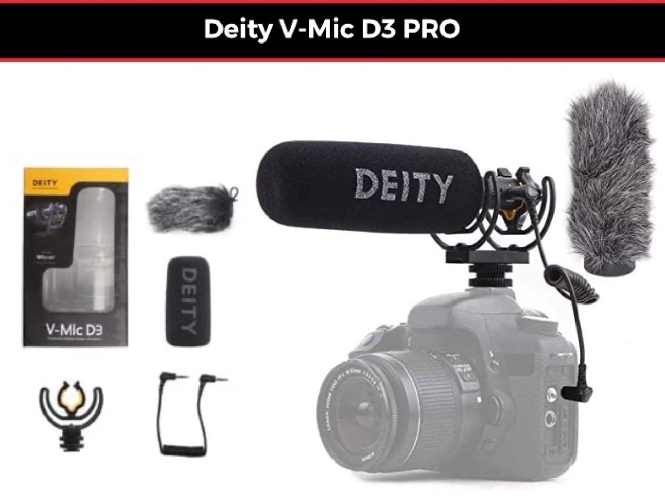Deity v-mic d3 shotgun microphone