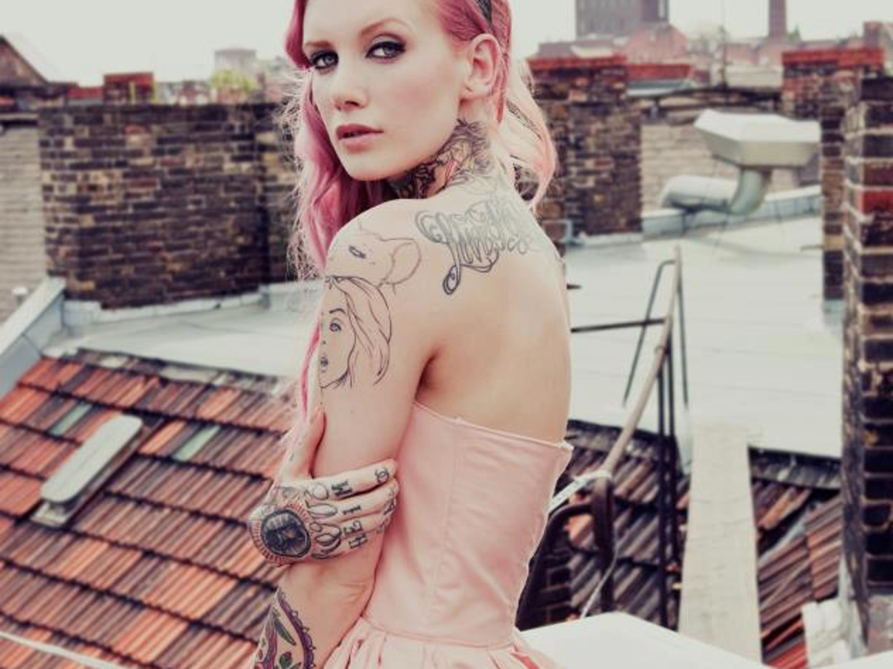 Designer couture dress 