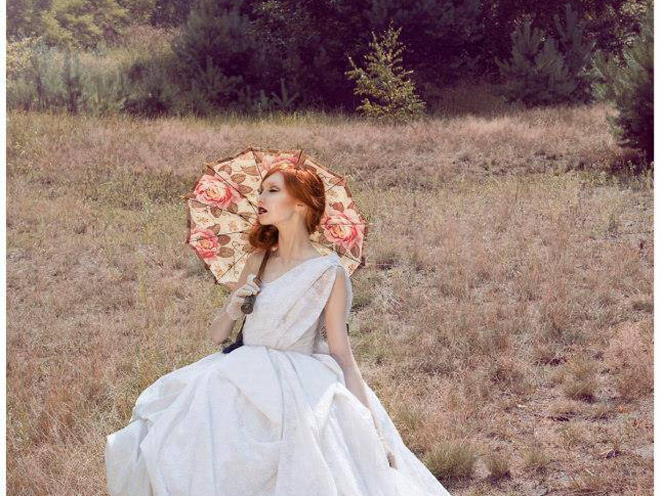 Designer couture dress