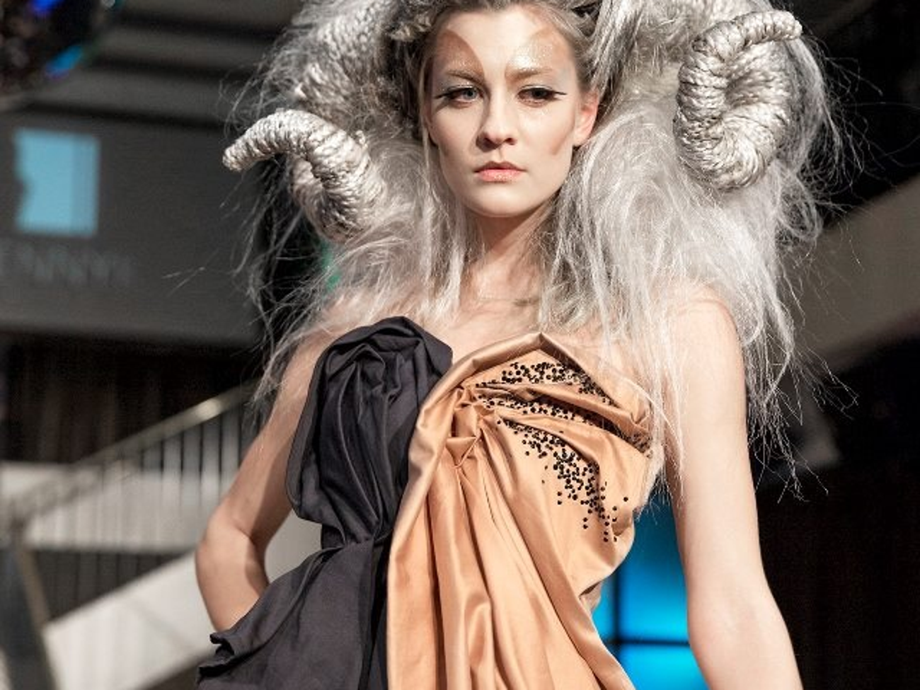 Designer couture dress