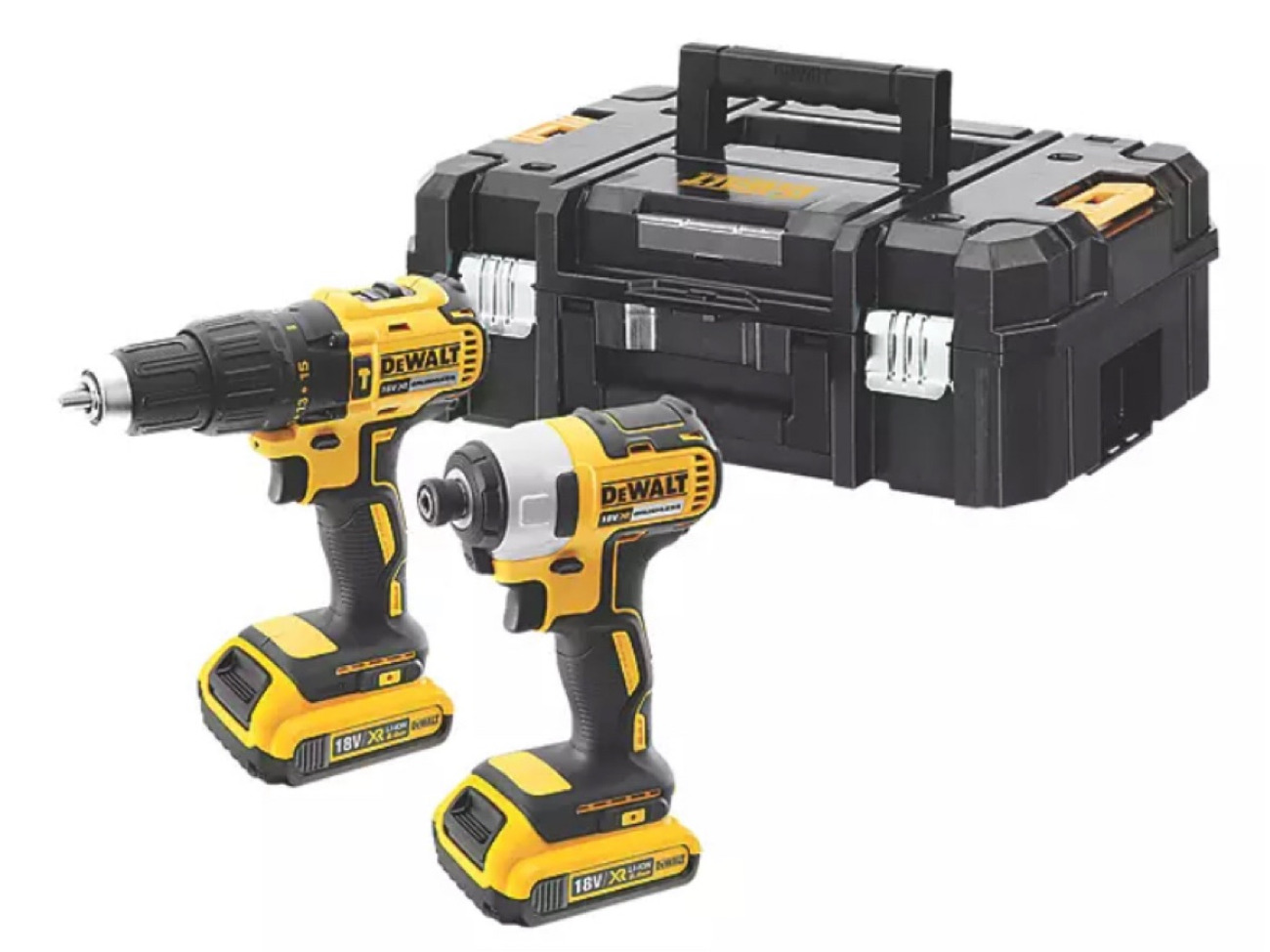 Dewalt cordless 18v drill and impact driver set