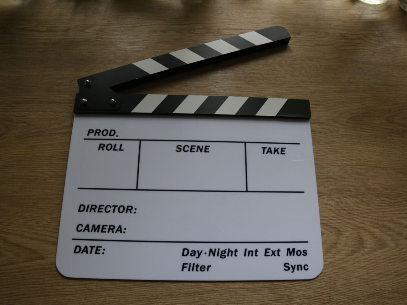 Directors film clapboard 