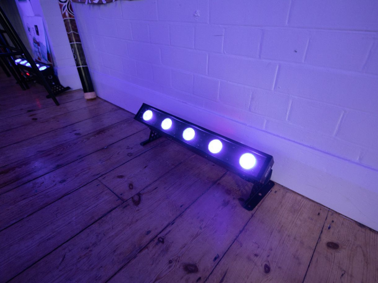 Disco lights 4x uplights battery powered lights - american dj bar qa5