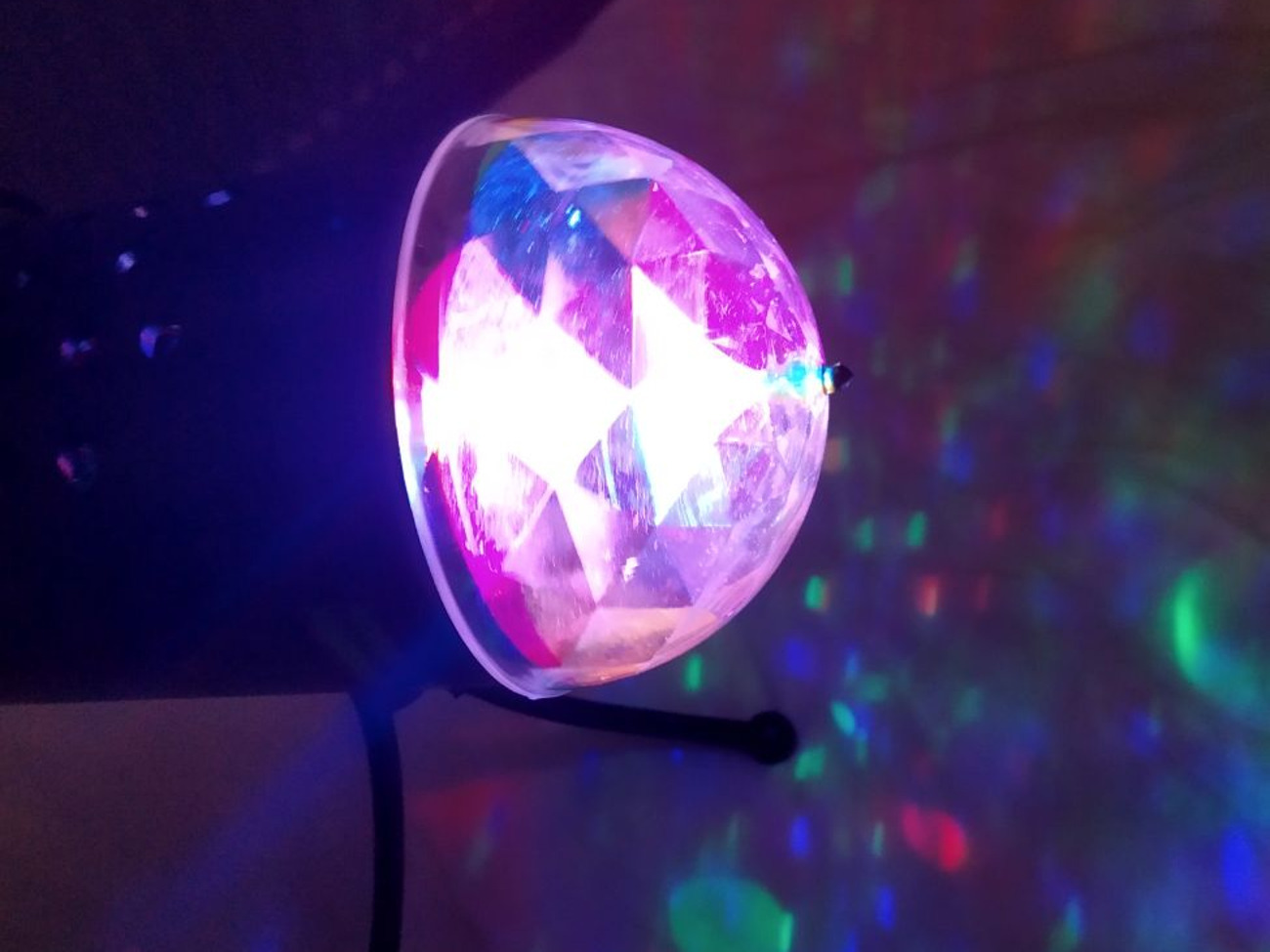 Disco/party light sound activated