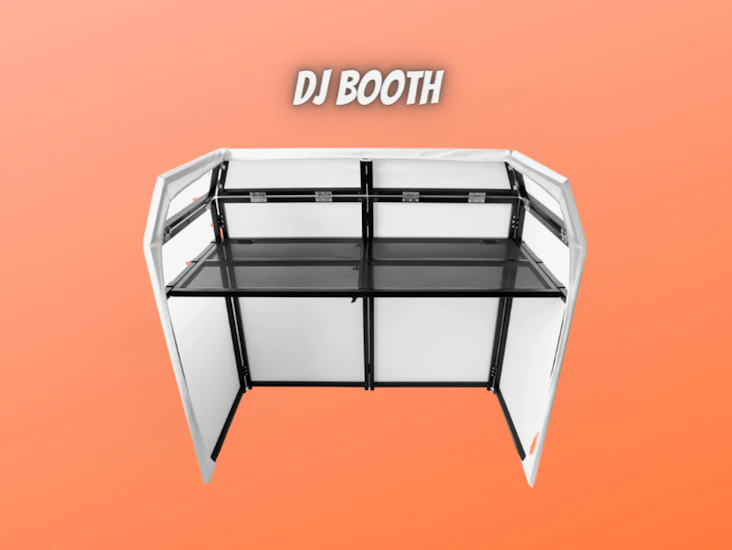 Dj booth disco stand table - gorilla dbs mk2 folding