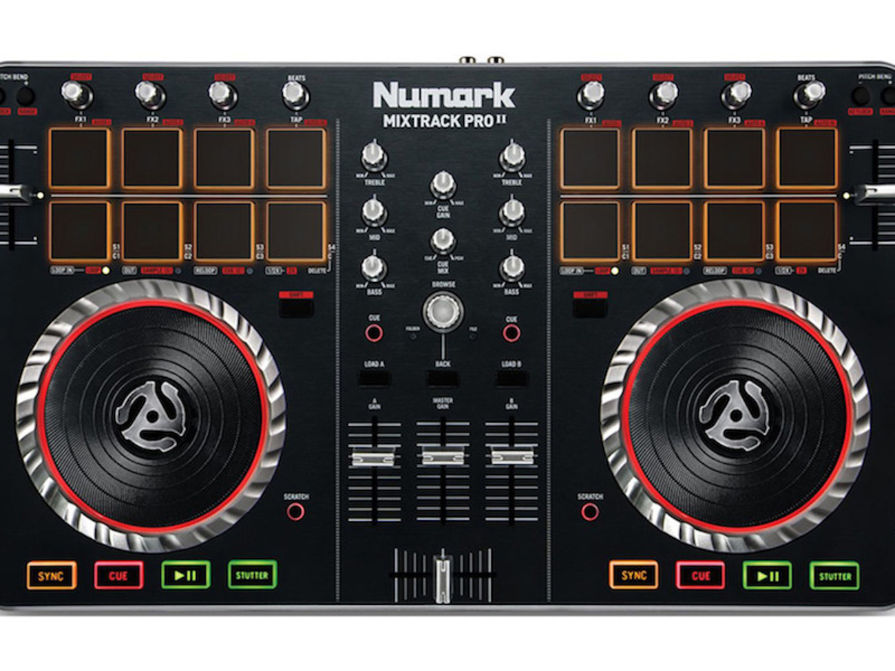 Dj controller decks (numark mixtrack pro ii)
