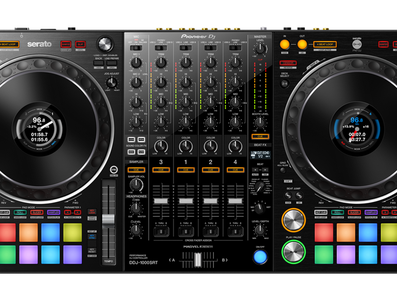 Dj equipment with 2 speaker mic with delivery