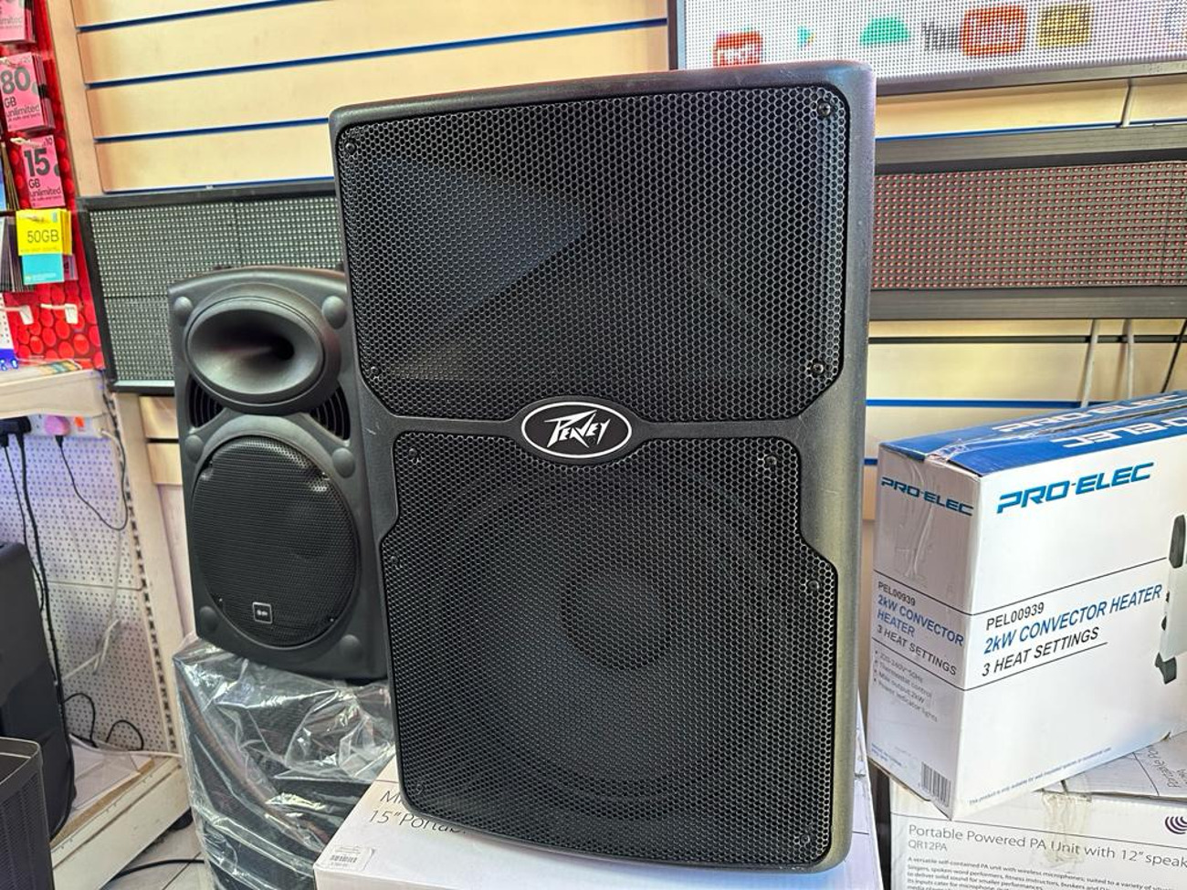 Dj party speaker 12" peavey 800watt speaker 