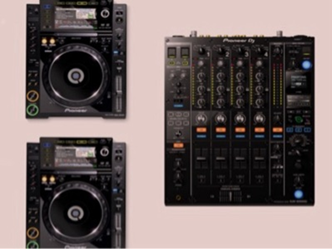 Rent Dj set up Pioneer DJM-900NXS2 Mixer + CDJ-2000 NXS2