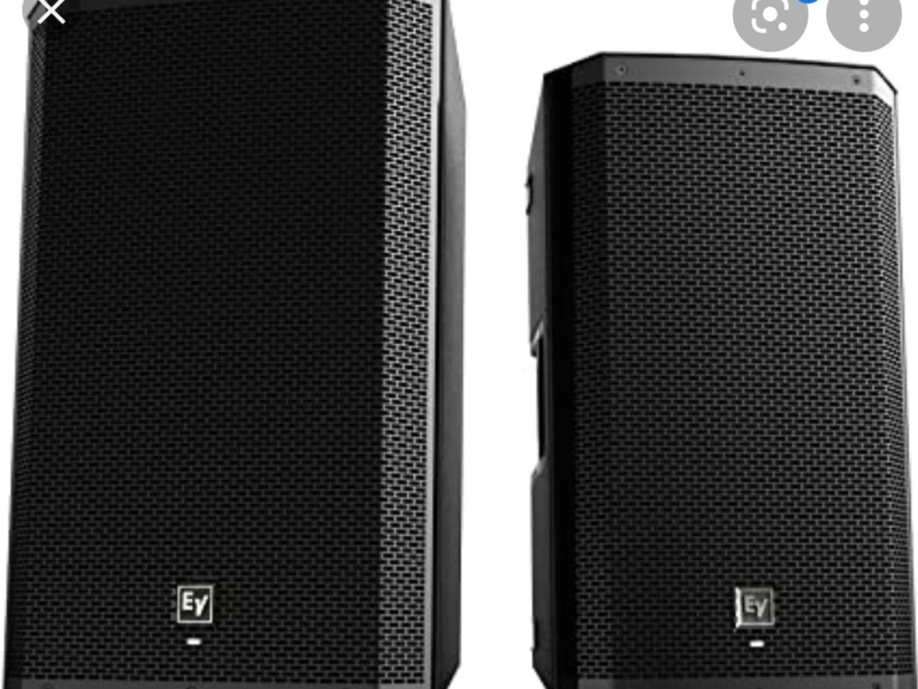 Dj speakers package electro voice zlx15p
