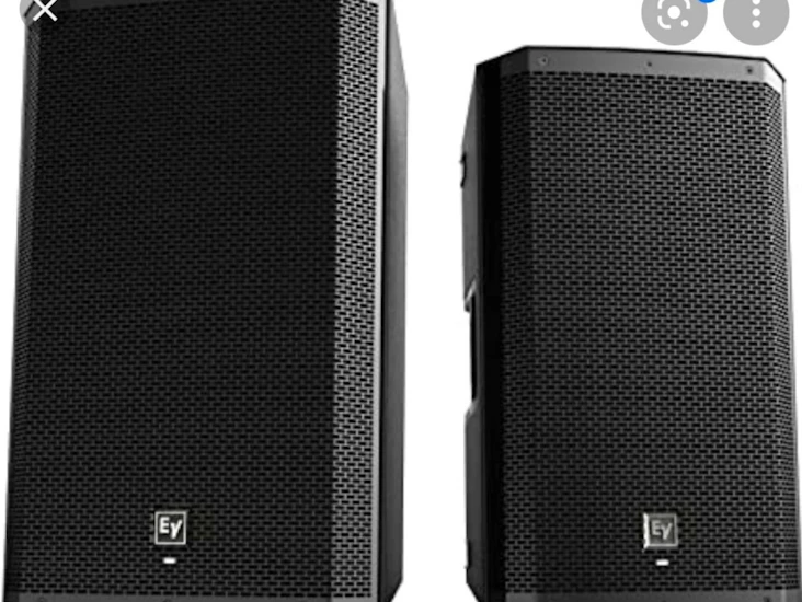 Dj speakers package electro voice zlx15p