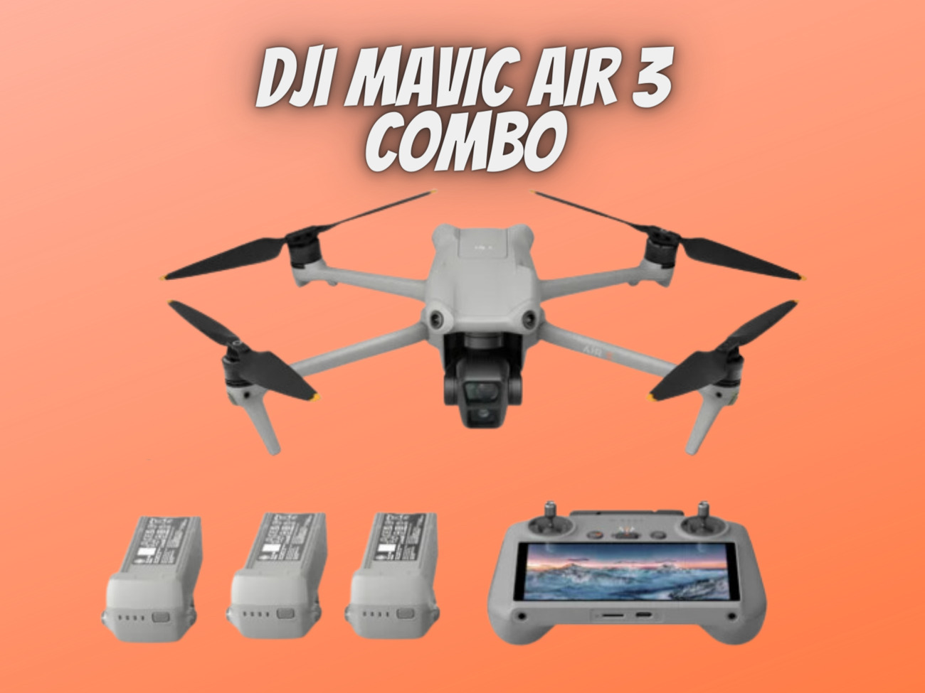 Dji air 3 combo dji rc 2 nd filters wide-angle lens mavic