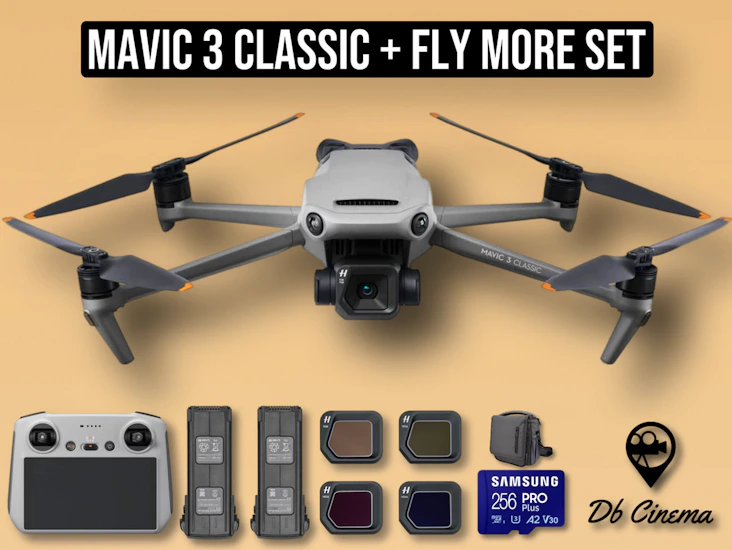 Dji drone mavic 3 classic + 2x battery + rc + nd filters