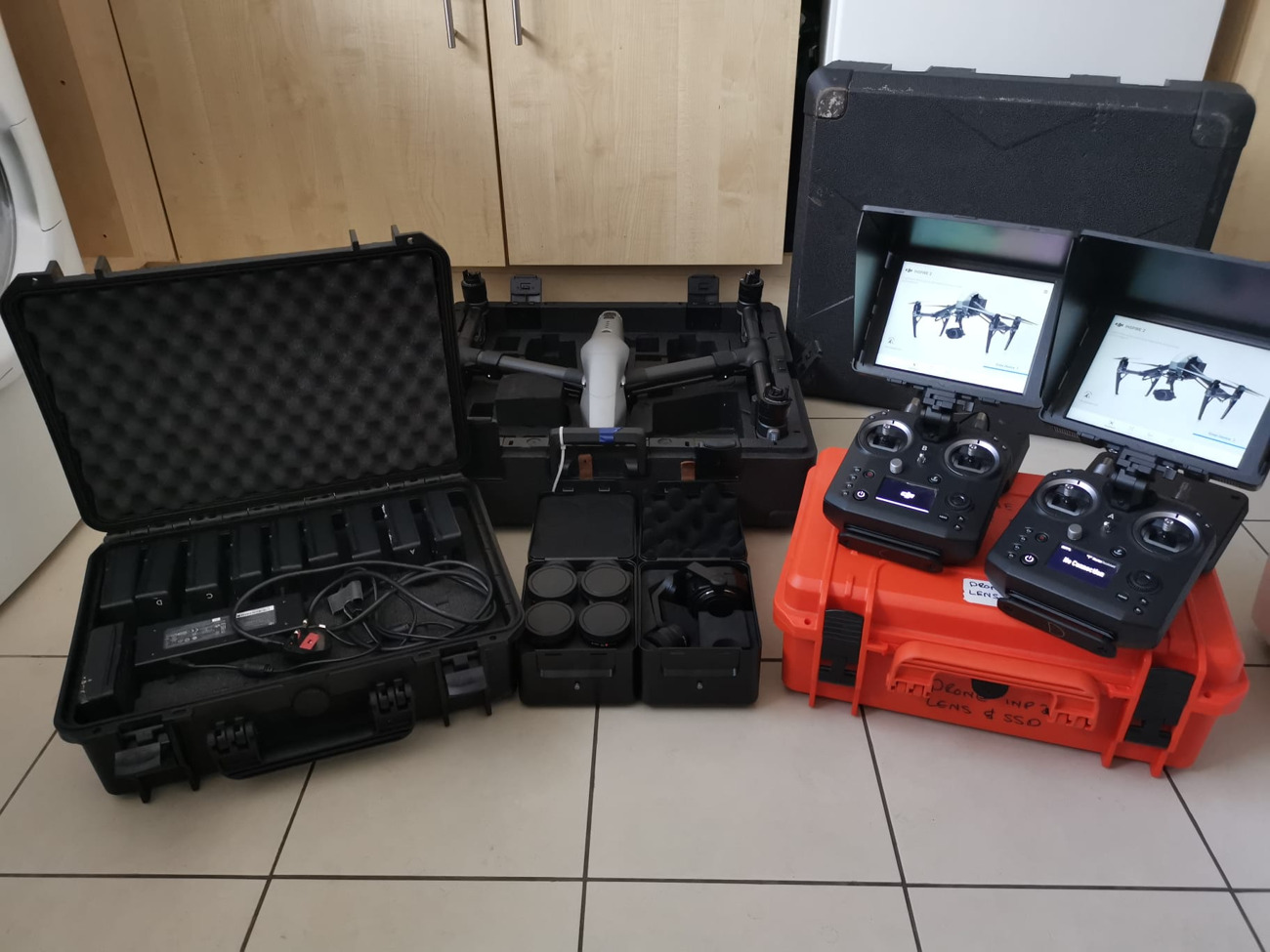 Dji inspire 2 x7 camera+caa approved operator drone pilot