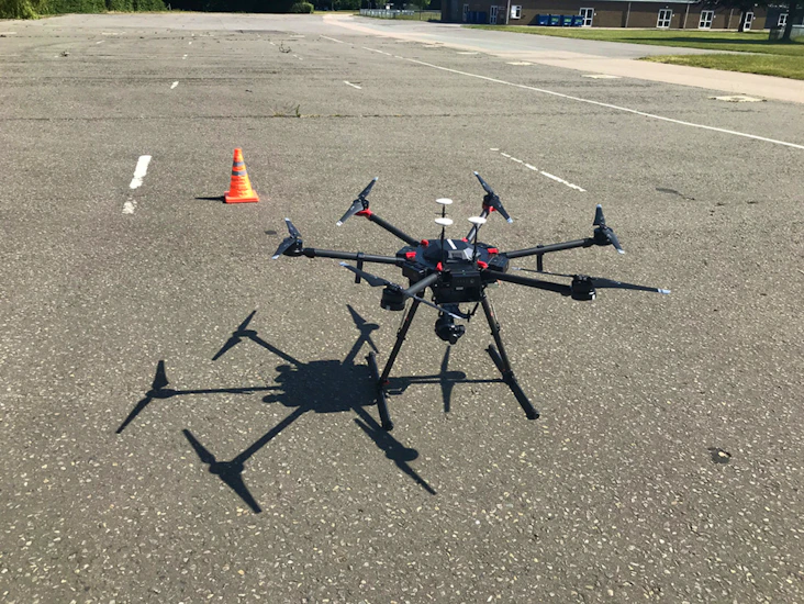 Dji m600 pro enterprise uav available with ronin mx gimbal