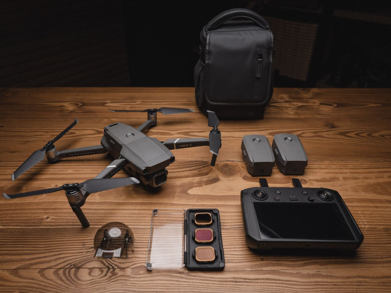 Dji mavic 2 pro - drone with operator