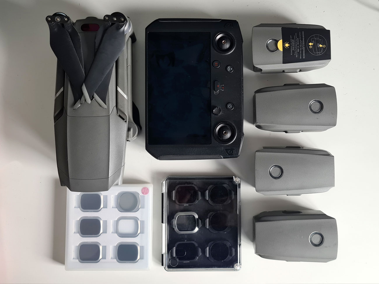 Dji mavic 2 pro with smart controller drone flight camera