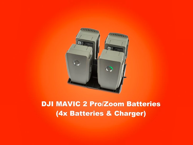 Dji mavic 2 pro/zoom batteries + charger