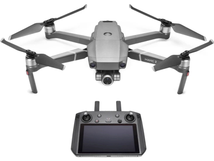 Dji mavic 2 zoom with smart controller & 4 batteries