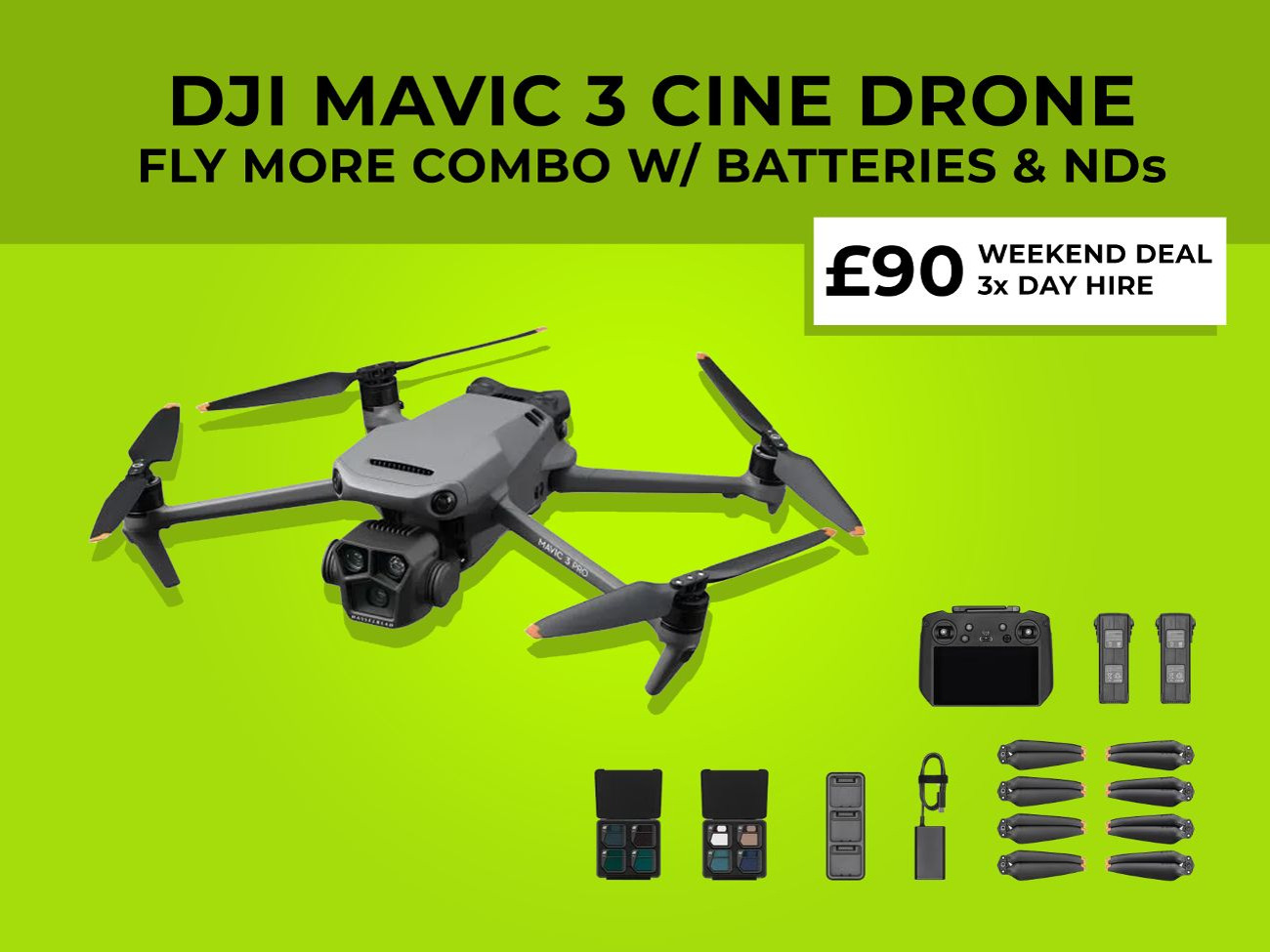 Dji mavic 3 cine fly more combo drone