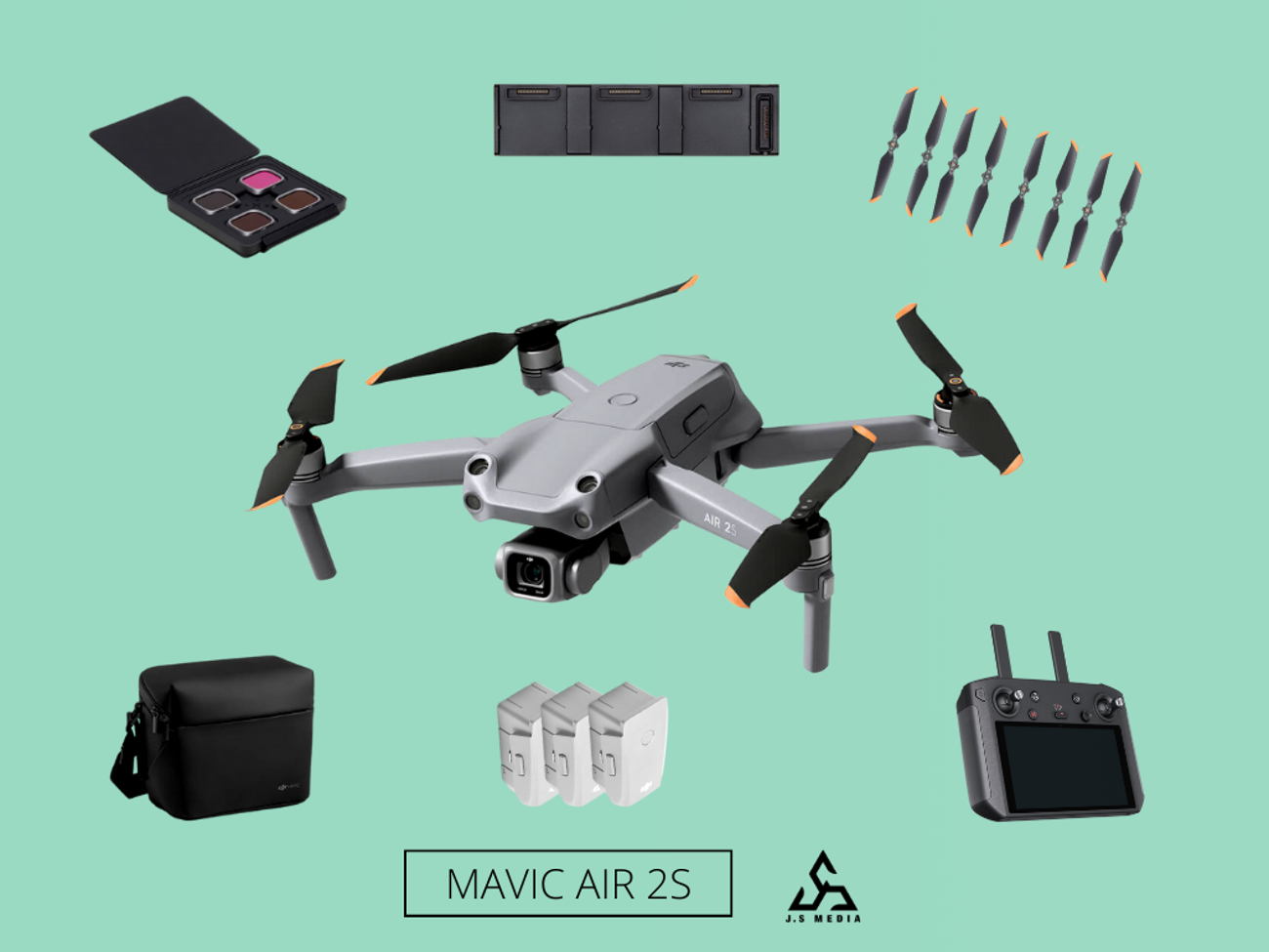 Dji air 2s + smart controller