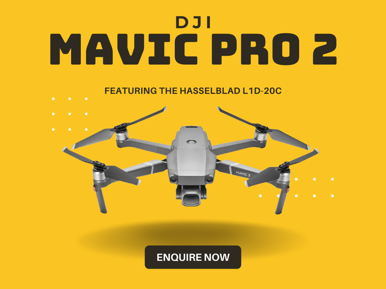 Dji mavic pro 2 featuring the hasselblad l1d-20c